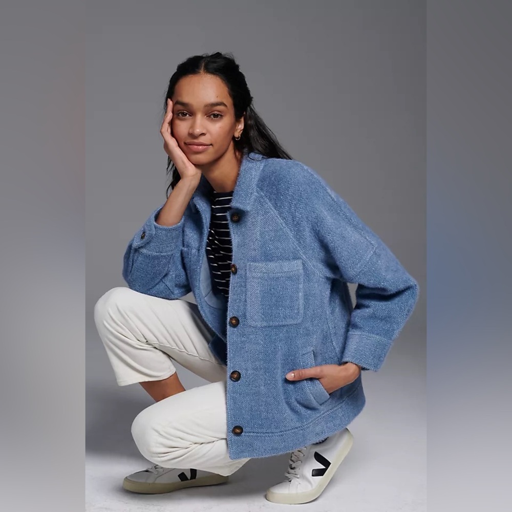Anthropologie Greylin Charley Cozy Shacket